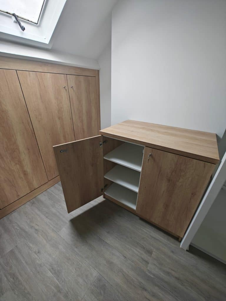Inbouw kast met plaatmateriaal, op maat Vlaardingen